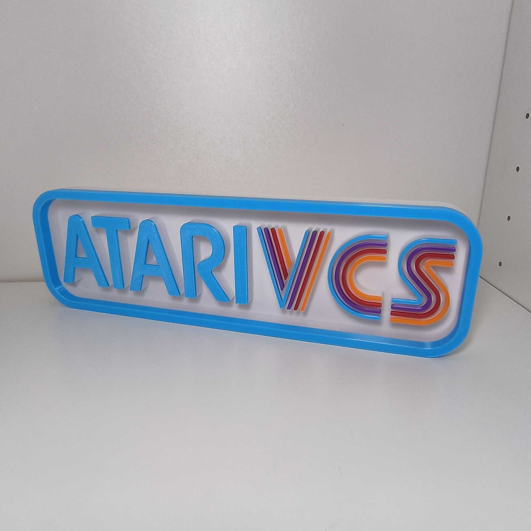 Miniatura 2 do modelo 3D Console Logo Plaque - Atari VCS 