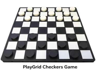 Playgrid Checkers Board Game