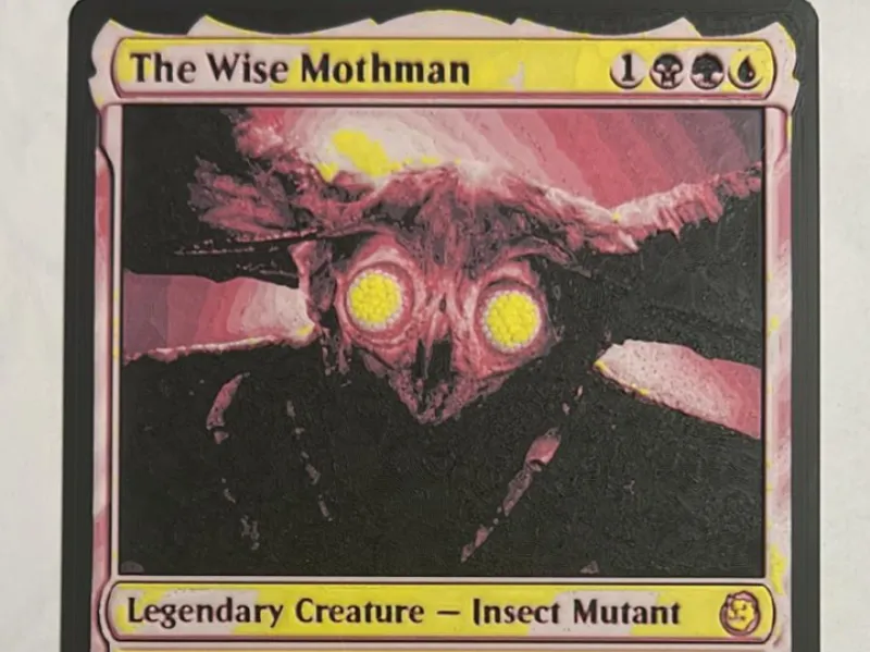 The Wise Mothman - Magic: The Gathering - Hueforge