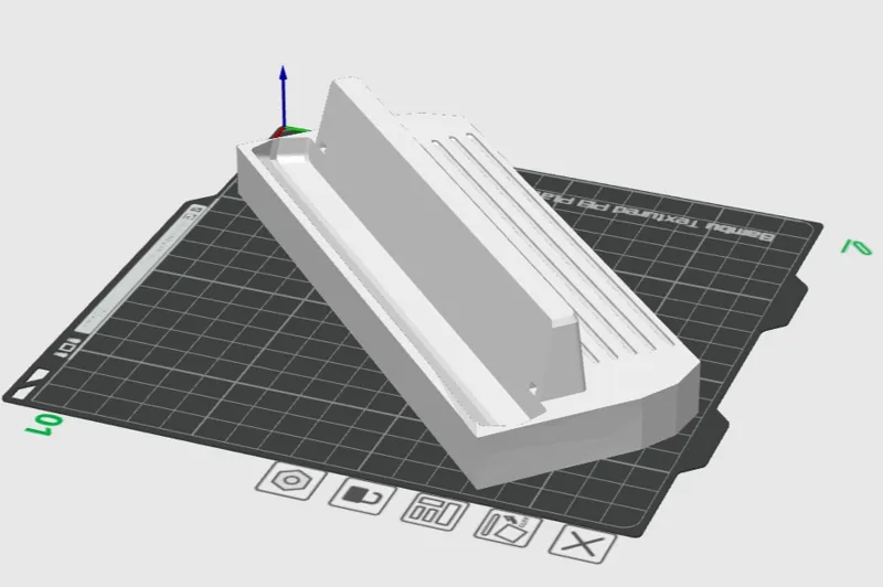 Horizontal Retro charging dock - printable a1 mini