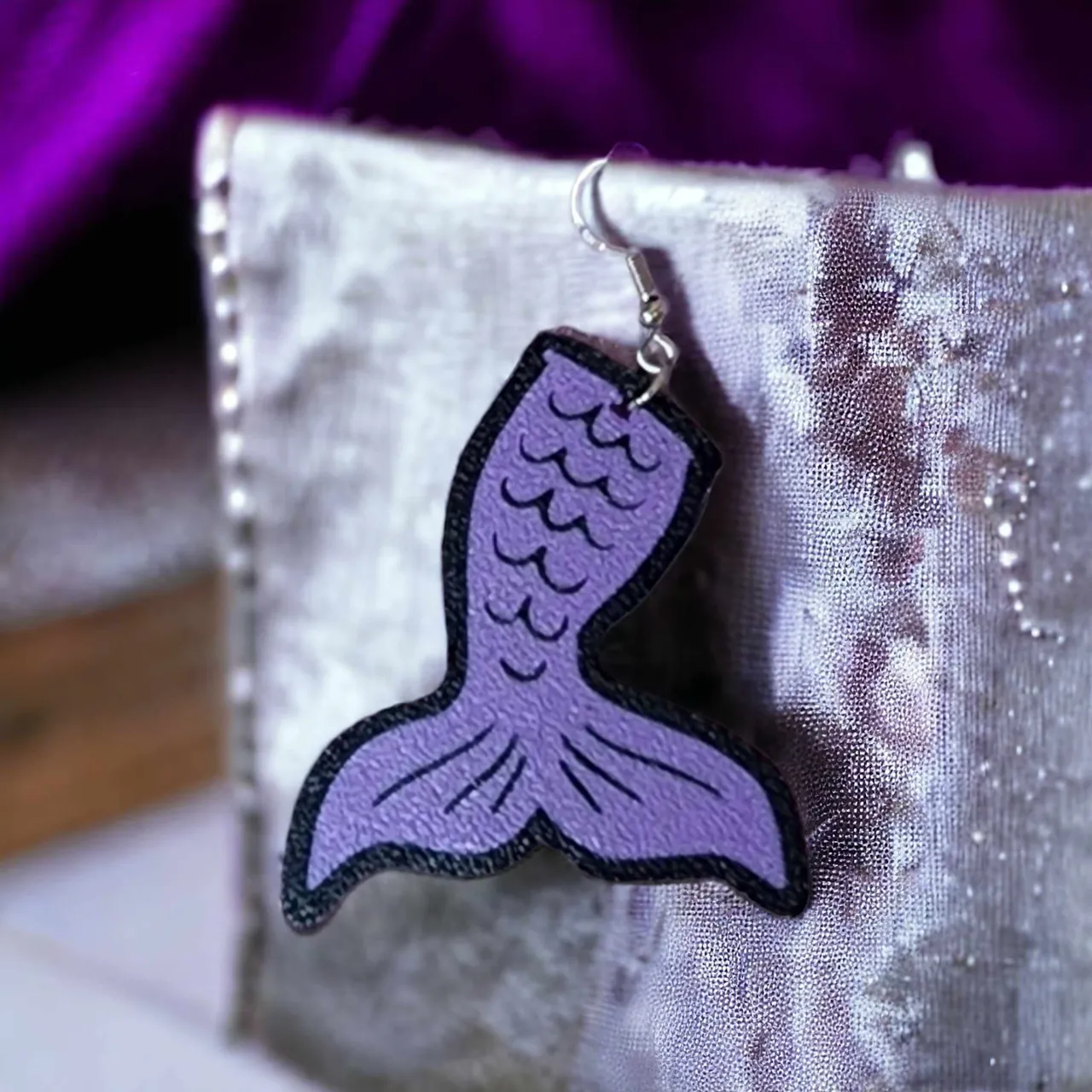 Mermaid Tail Earrings view 2