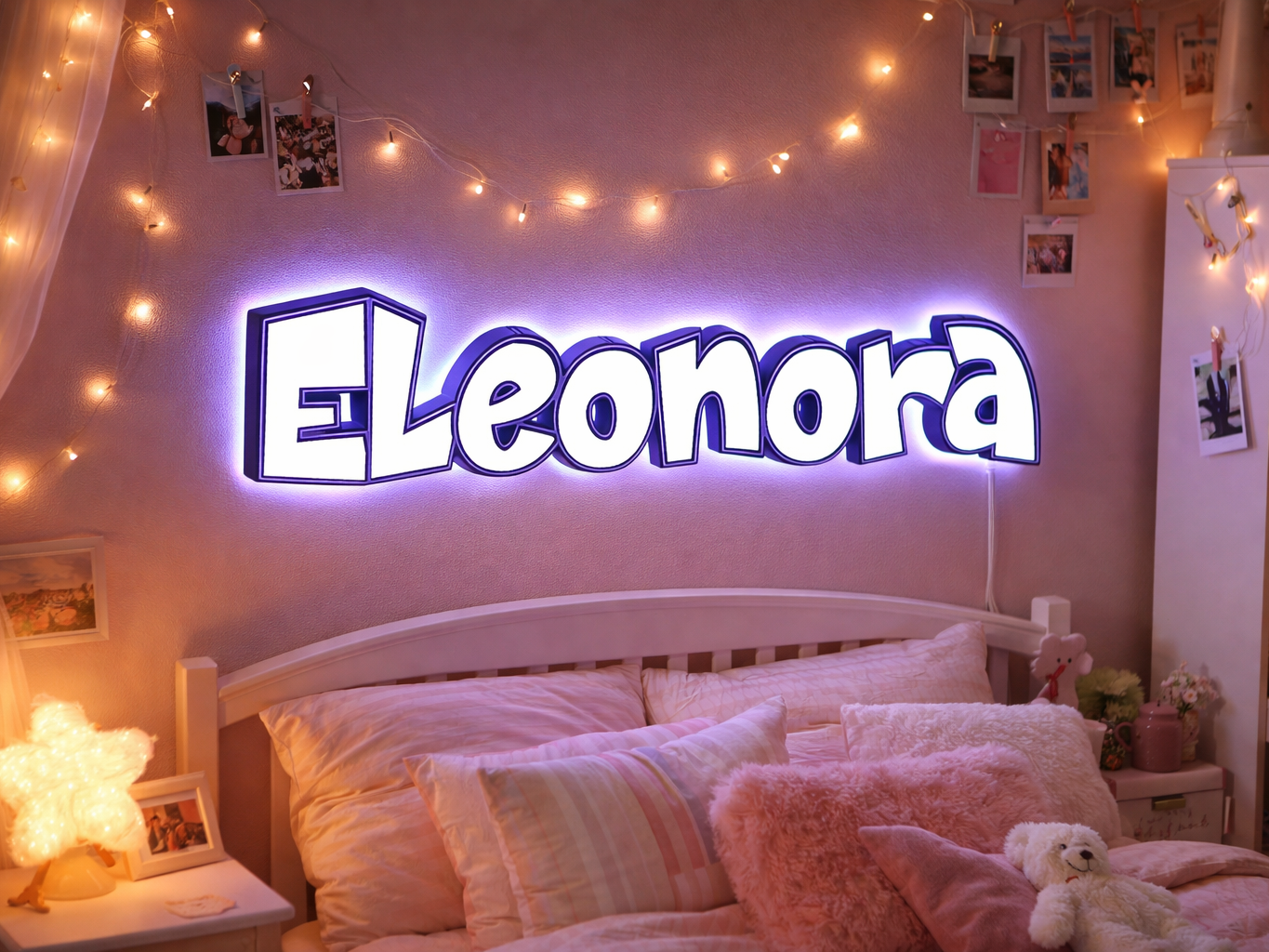Insegna Led 3D Personalizzata Lightbox - Eleonora