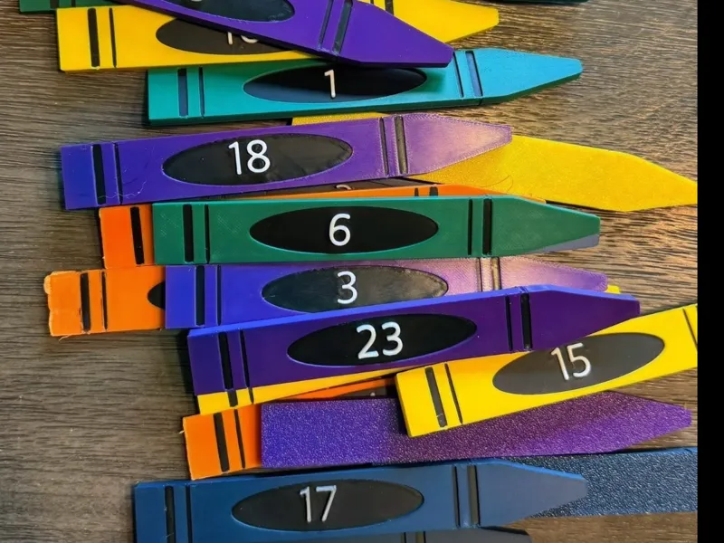 Crayon Popsicle Sticks