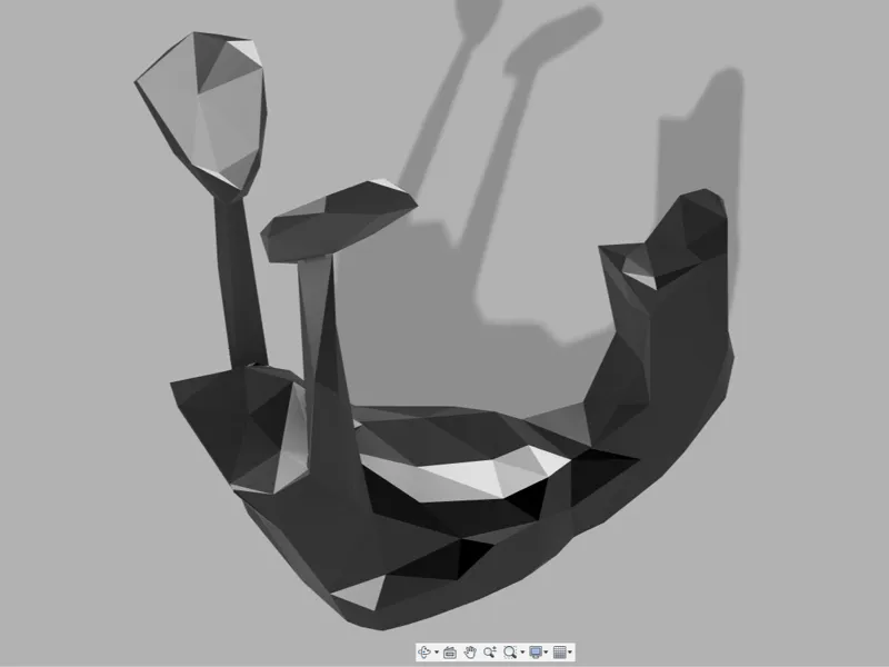 Wine Holder - Low Poly Duck 