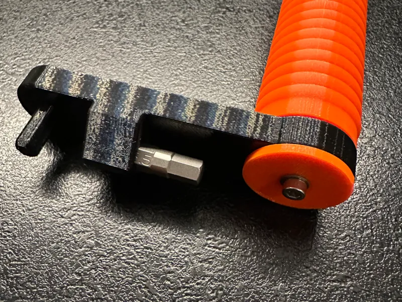 V Spooler V1 & X Hand crank - hex bit holder 5,5mm