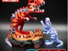 Flexi factory dinosaur