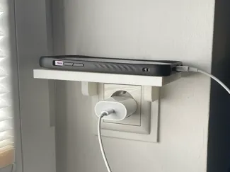 Outlet Phone Shelf – Schuko Wall Charging Shelf