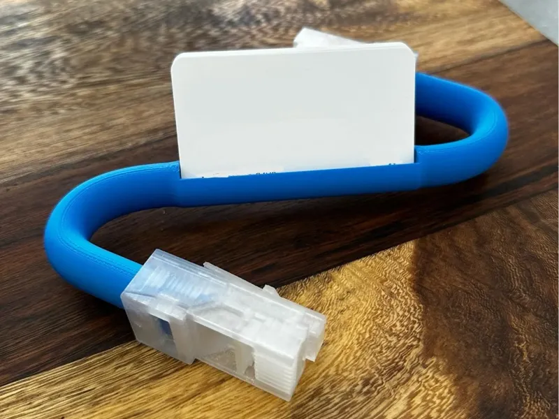 Network Cable Business Card Holder
