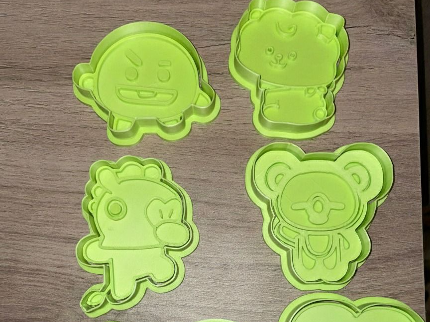 BTS cookie cutter / moldes de galletas