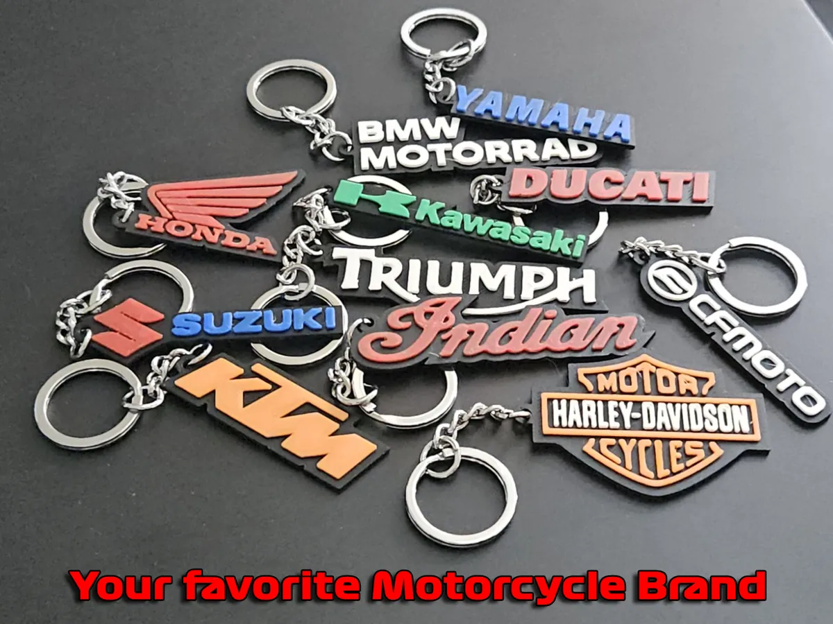 Keychain Motorcycle Brands - Free 3D Print Model - MakerWorld