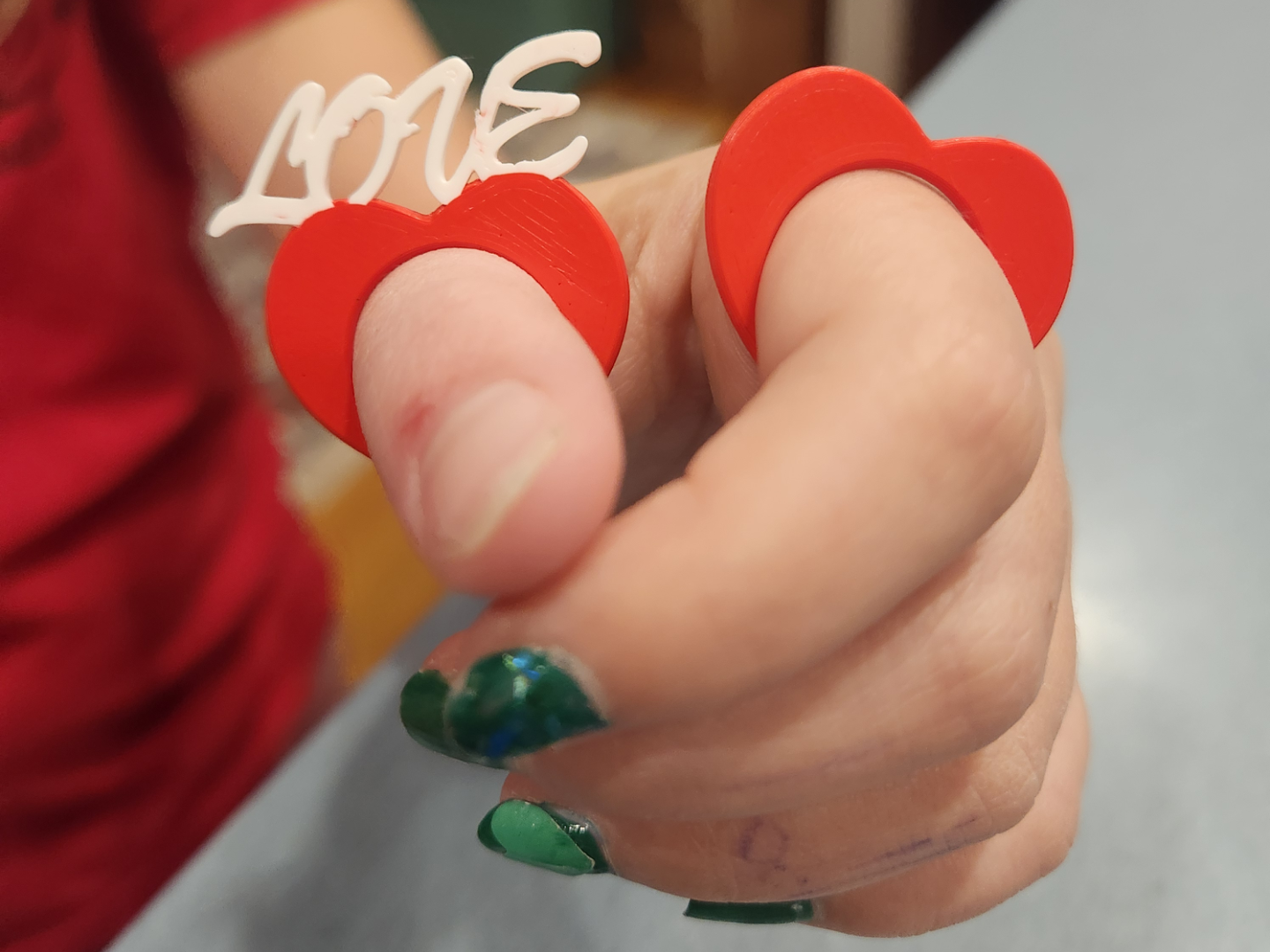 Valentine's Day Simple His/Hers Heart Shaped Ring