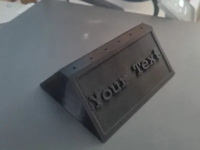 Customizable Dart Holder.