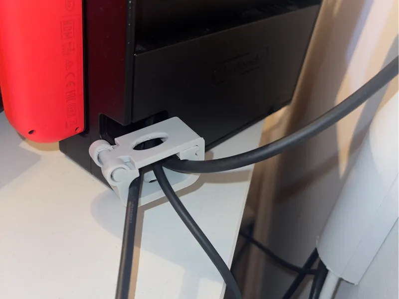 Kabelhalter Clip | Schnell & Supportless druckbar