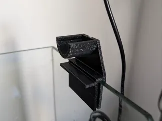 Aquarium light support with cover support