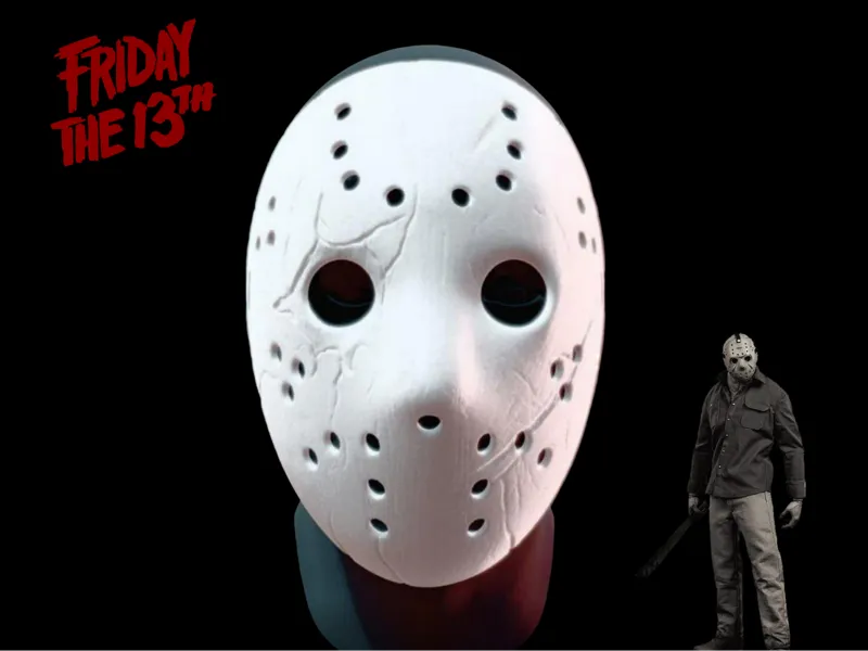 Jason Voorhees mask in the Friday the 13th movies