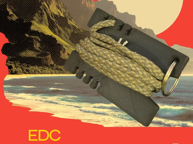QuickWind 550 XS – Mini Paracord Holder Keychain