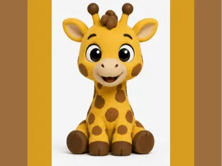 Cute Baby Giraffe