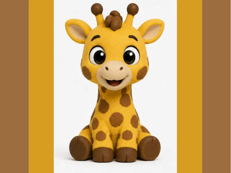 Cute Baby Giraffe