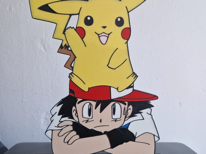 Ash & Pikachu Stand