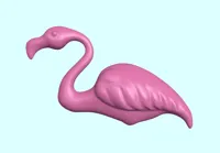 Aimant flamant rose — photo 1