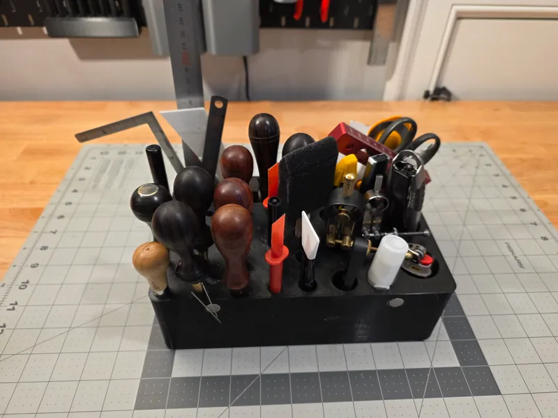 Leather Tool Rack / Holder / Organizer