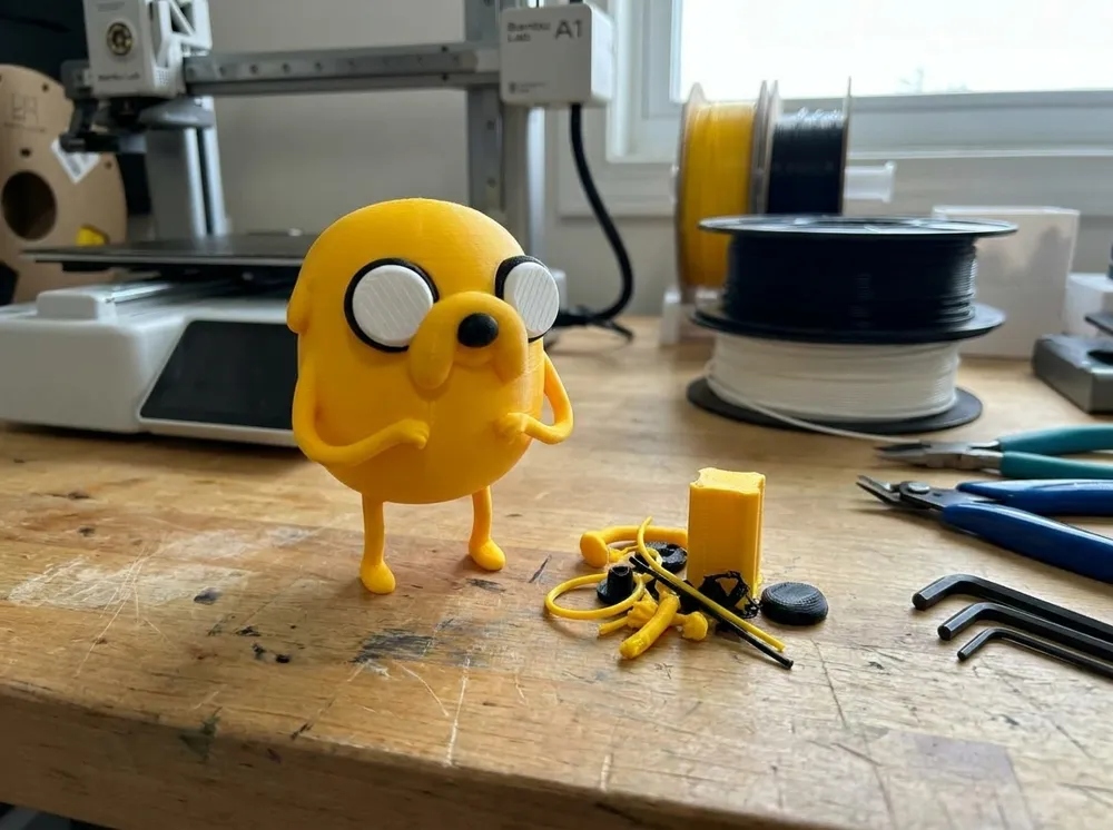 Miniatura 4 do modelo 3D Jake - No AMS - Adventure time - Action figure