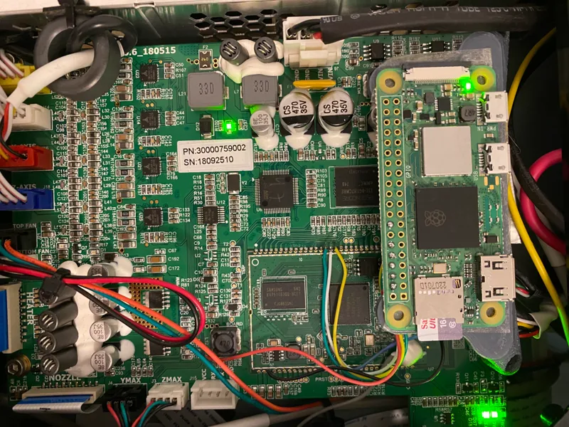 Pi Zero mount for Adventurer 3 (Klippventurer)