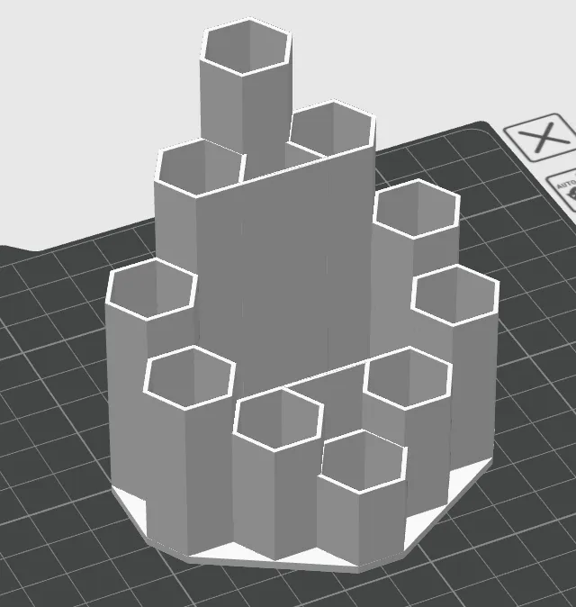 desk organizer hexagon