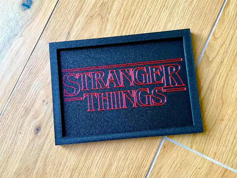 Stranger Things - Logo Wall Art (120x170mm)