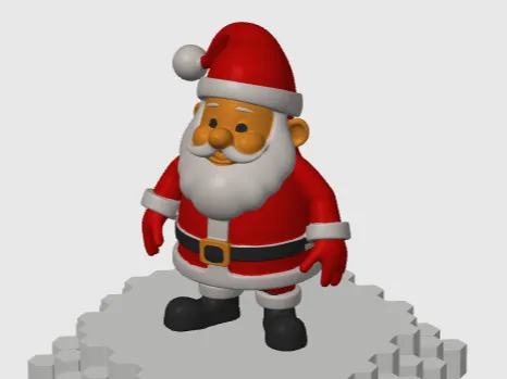 Santa Claus / Weihnachtsmann / Figur / Skulptur