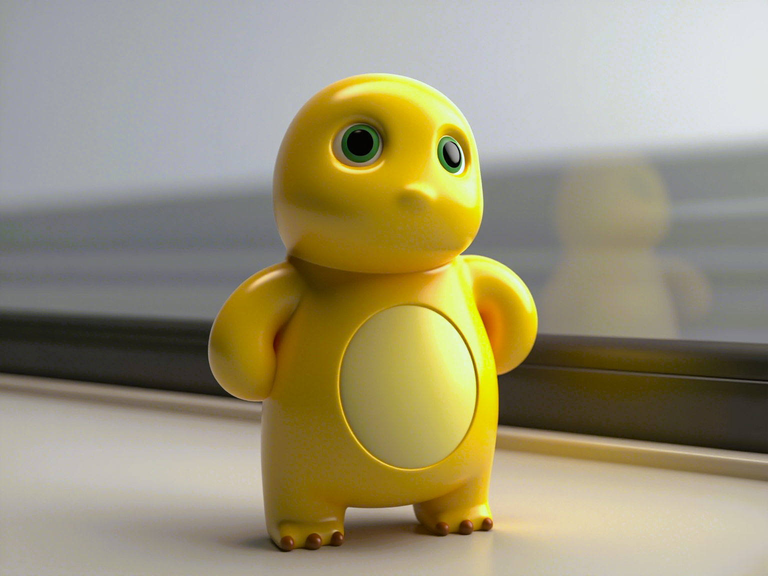 Miniatura 1 do modelo 3D 傲娇小吃货-奶龙(可分件打印)