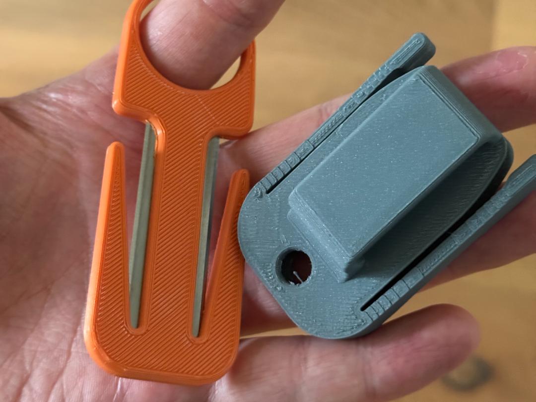 3D Printed Sheathed Diving Knife 3D model