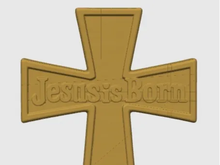 Christmas tree topper Jesus is born without AMS