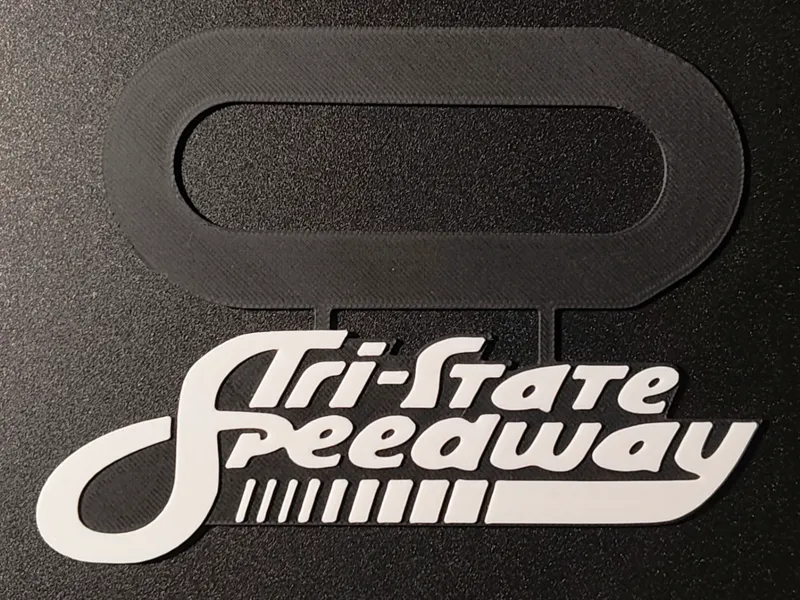 Tri-State Speedway Track Map Wall Art