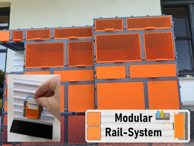 Strong modular Storage Box Drawers on Rails