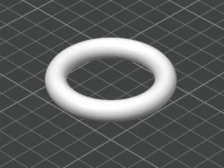 Donut for testing 3d printer