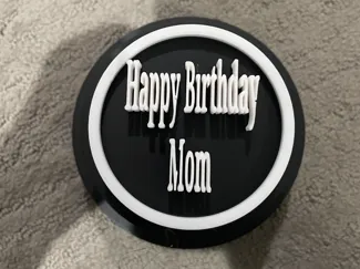 Birthday cake for mom