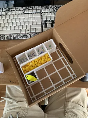 Gridfinity inside your filament box (a1 mini)