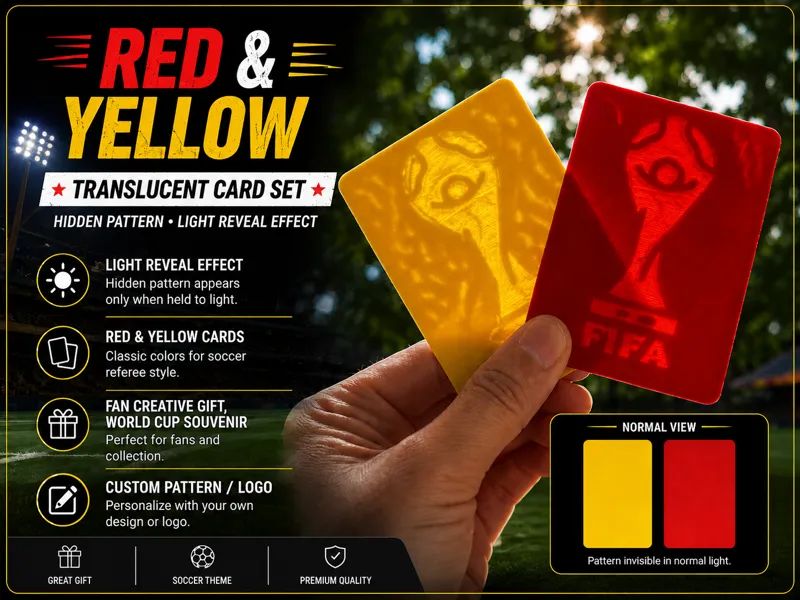 Hidden Image FIFA Red & Yellow Cards