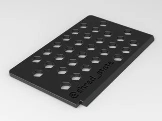 Credit Card Size Snowboard / Ski Ice Wax Scraper