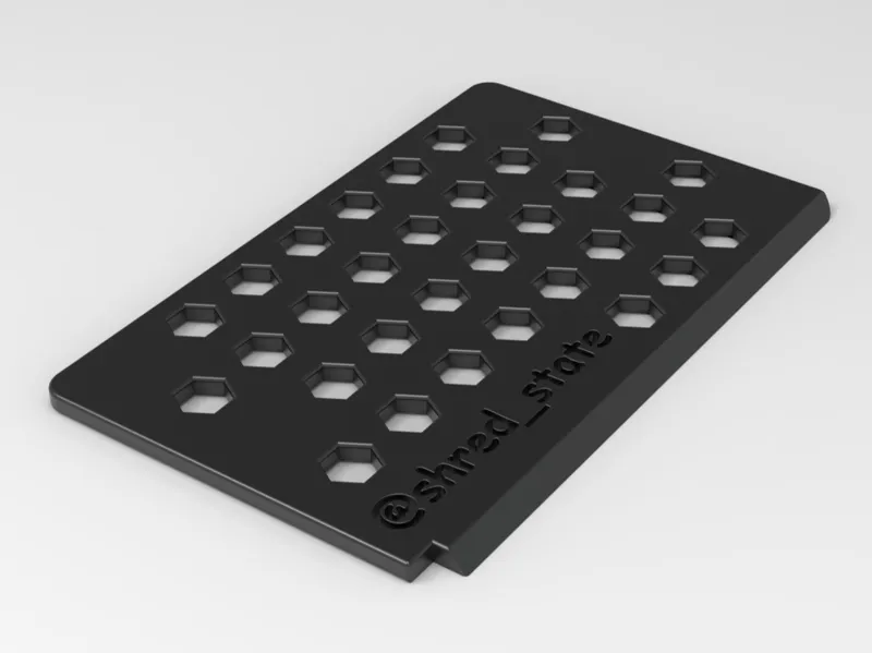 Credit Card Size Snowboard / Ski Ice Wax Scraper 
