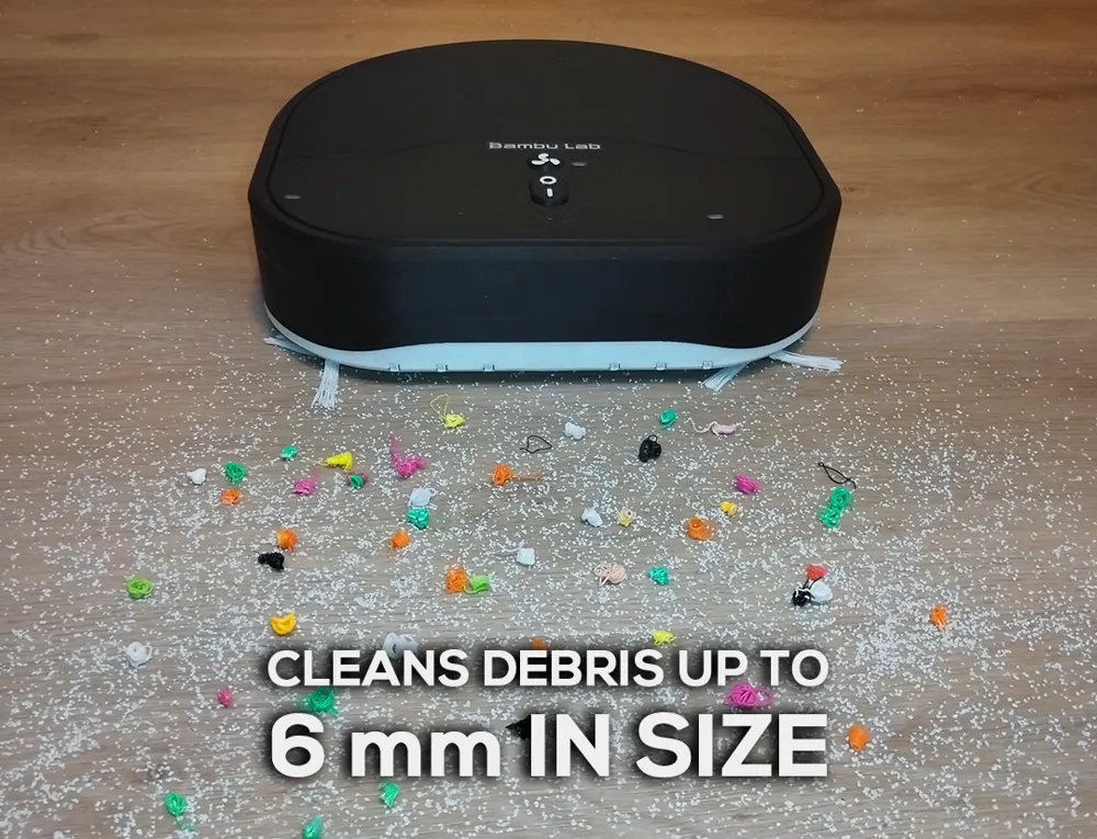 Robot Vacuum Cleaner X Cyberbrick - Free 3D Print Model - MakerWorld