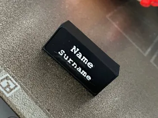 Stethoscope name label tag