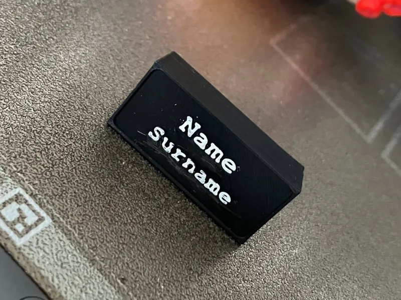 Stethoscope name label tag