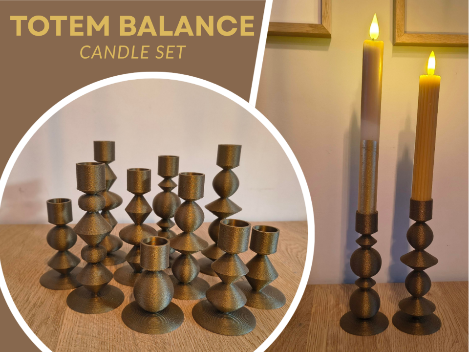 Totem Balance - Candle Set