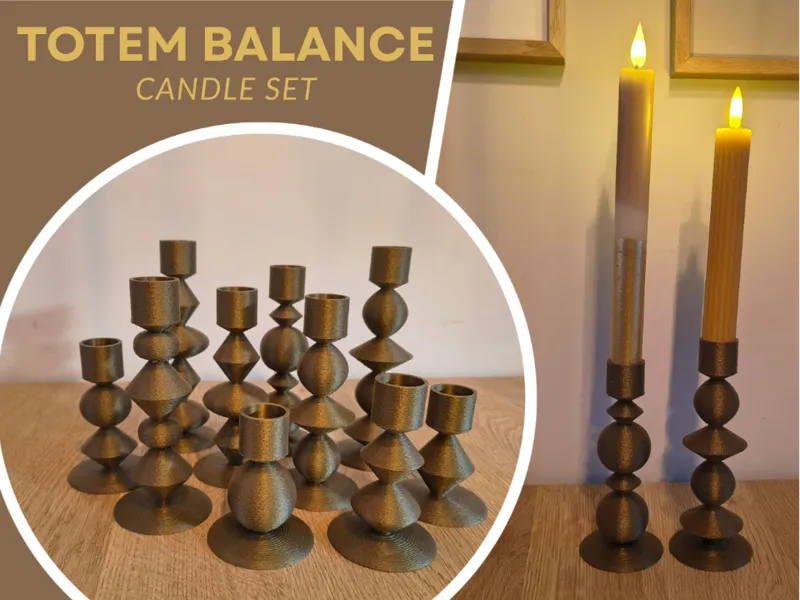 Totem Balance - Candle Set