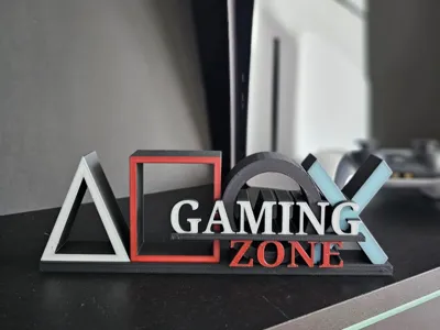 Gaming Zone Lettering
