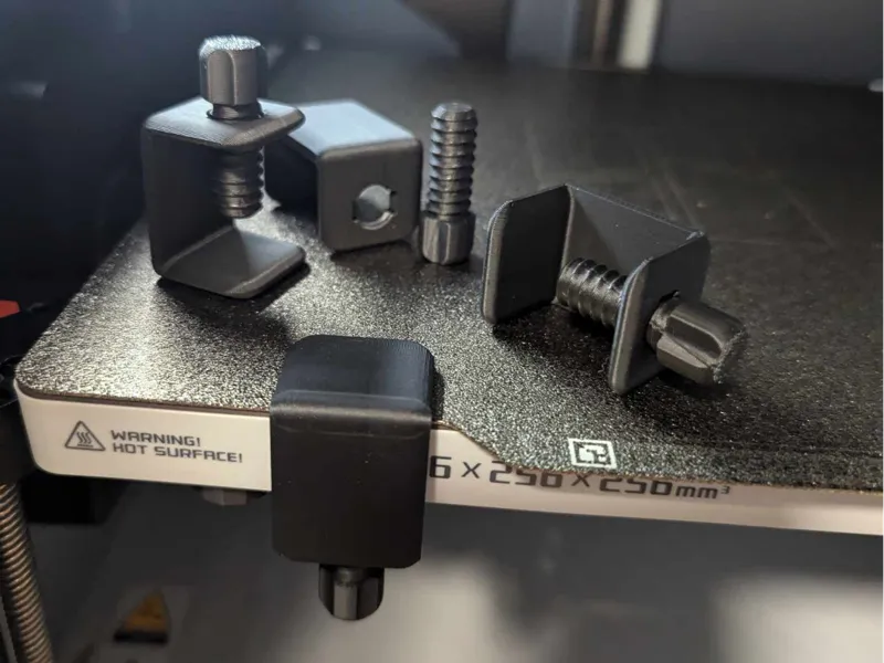 Low Profile Build Plate Clamp