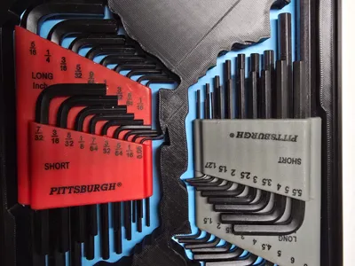 Harbor Freight PITTSBURGH Hex Key-Gridfinity