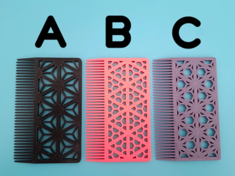 Kumiko comb - credit card size
